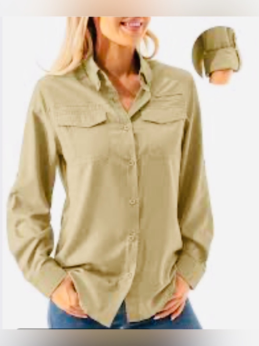 #3348**Renuar Lime Green Long-Sleeve Button-Down Shirt